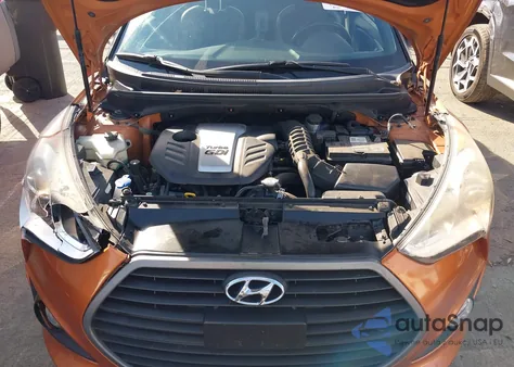 2016 Hyundai Veloster Turbo из США, поврежденный, VIN KMHTC6AE5GU292907